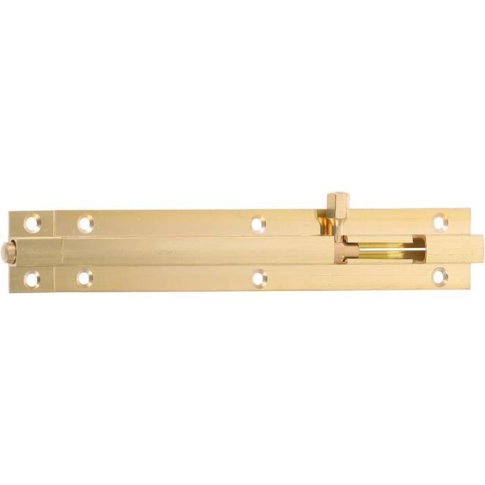 Verrou De Porte KeyMet – Course 80 Mm, Acier Zingué, Pour Portes De Jardin Ou Intérieures