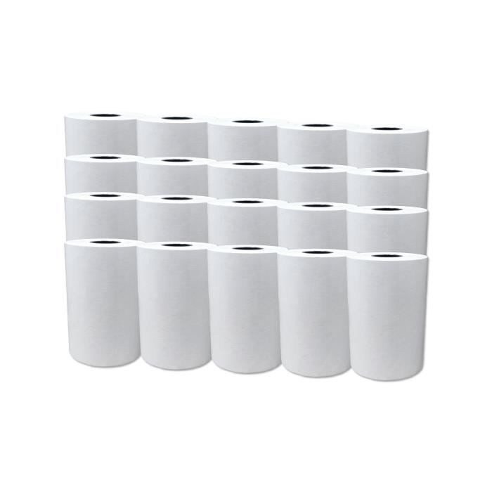 Lot De 20 Bobines De Tickets Pour Terminal De Paiement - Format 57x40x12 Mm - Neuves