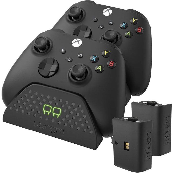 Station de charge double - VENOM - pour manettes Xbox - Xbox Series XS & One - Noir