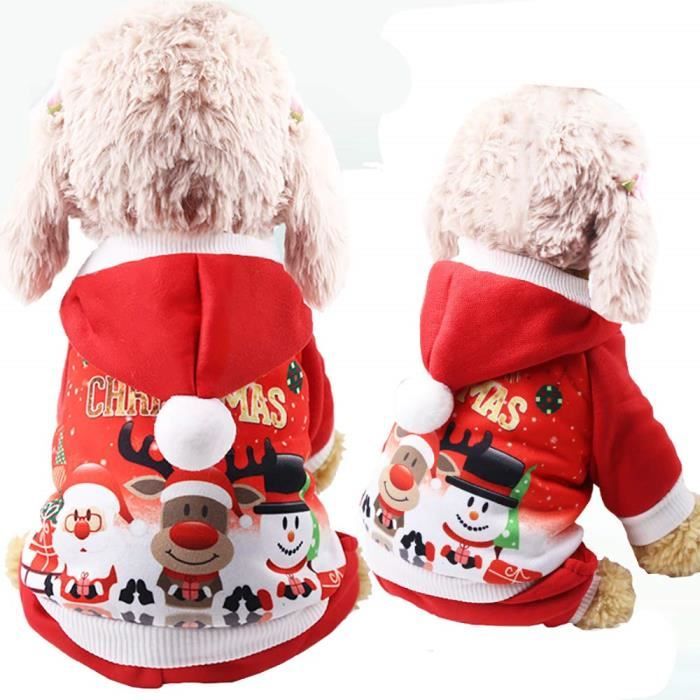Costume De Noel Pour Chien Costume Deguisement Pere Noel Chien Combinaison Manteau D Hiver Chiot Chien M691 Achat Vente Manteau 691 Costume De Noel Pour Cdiscount