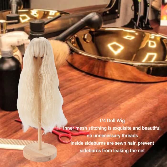 Perruques de poupée en mohair FSTYLER - Haute qualité et