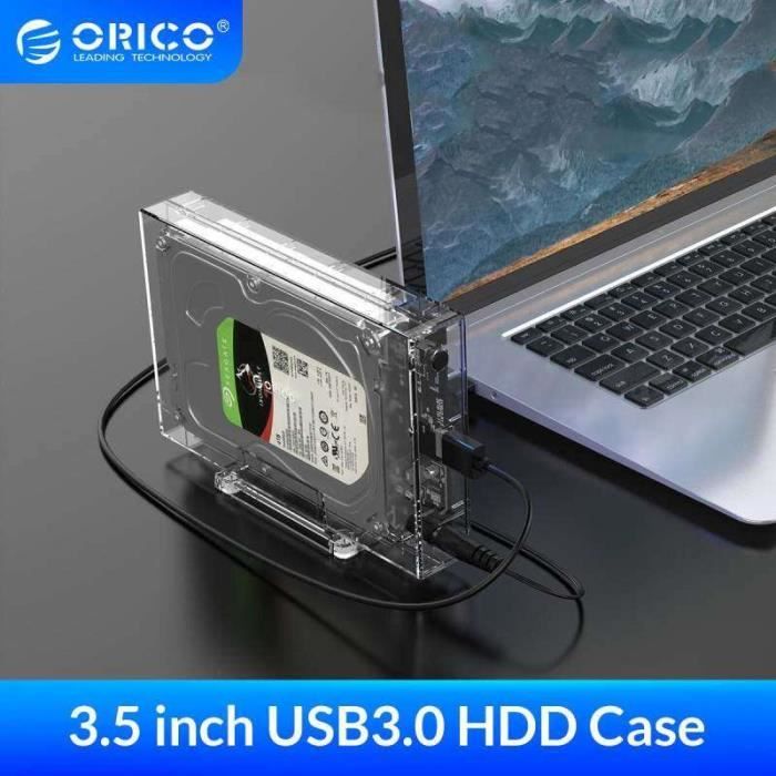 Boîtier De Rangement Transparent Pour Disque Dur 2,5" - Protection SSD HDD | Empilable, En Plastique PP - 2