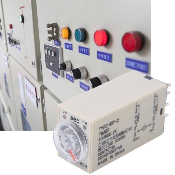 Garosa relais temporisé AN-5PM-R AC 220V Minuterie de retard de mise