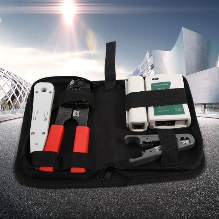 Testeur de Network Réseau Câble Kits d'outils de Réparation d