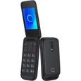 Téléphone à clapet Alcatel 2053D - Noir - Double sim, Appareil Photo 1.3 Mpx, Radio FM, Bluetooth-1