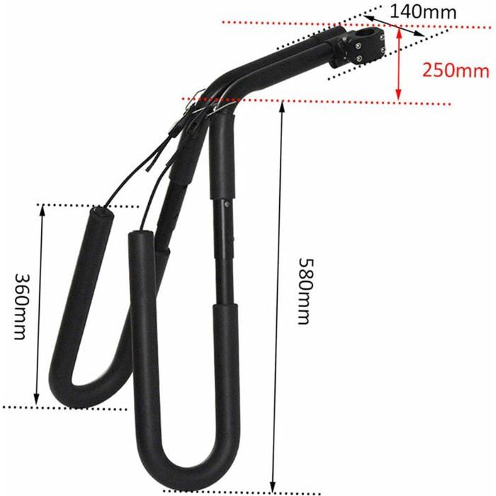 Porte Vélo Planche Surf Support Vélo Pour Planche De Surf Noir Porte Vélo Planche Surf Support Vélo Pour Planche De Surf Noir