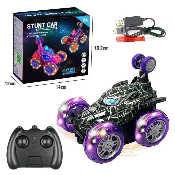 Voiture télécommandée - Araignée - Jouet Enfant - Mur et sol - Rotation 360° - 15x12x5 cm - Jeux - Jouets