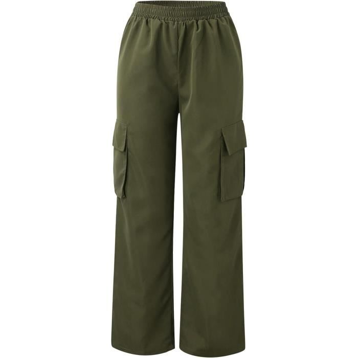 Pantalon Militaire Baggy Militaire Femme Pantalon Treillis Kaki