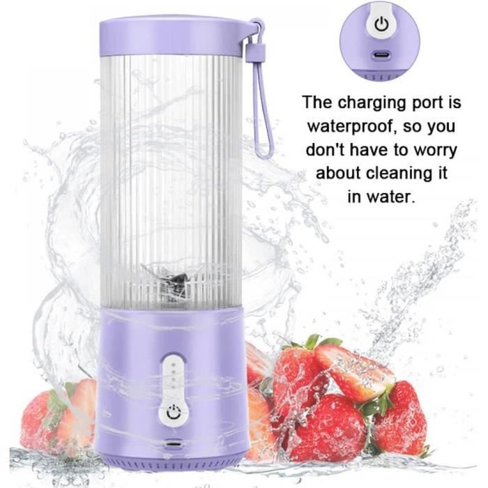Extracteur De Jus Portable - Blender Électrique - Mixeur Électrique Sans Fil, Bouteille Shaker Protéines Pour Sport, Camping, Pique-Nique, Cuisine, Voyage Et Utilisation Nomade, Machine À Jus Personne Extracteur De Jus Portable - Blender Électrique - Mixeur Électrique Sans Fil, Bouteille Shaker Protéines Pour Sport, Camping, Pique-Nique, Cuisine, Voyage Et Utilisation Nomade, Machine À Jus Personne