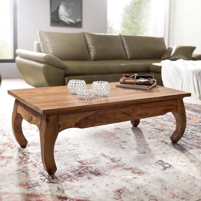 Ensemble De 2 Tables Gigognes En Bois Massif Sheesham – Design Nid D'abeille – Dimensions 46x40x30 Cm Et 40x35x30 Cm – Livrées Assemblées
