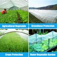 60 Mesh/Maille Filet de Protection 10X2.5M Plante Légume Anti-Insectes Serre Agricole Jardin-2