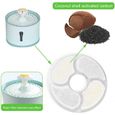filtre fontaine eau chat, 8 filtres de fontaine de chat blanc avec résine et charbon actif pour filtres de remplacement de fontaines-2