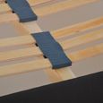 OLYMPE LITERIE | Sommier à lattes en bois KIT15 120x190 cm | Coloris Gris anthracite | Livré en kit-2