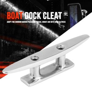 2 Taquets D'Amarrage En Laiton - Pour Cordes Et Cordelettes - Petit Format - Idéal Bateau Ou Camping