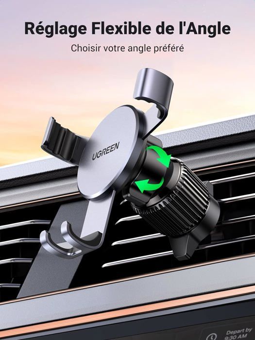 NIFBANG Support De Téléphone Portable Pour Grille D'aération De Voiture
