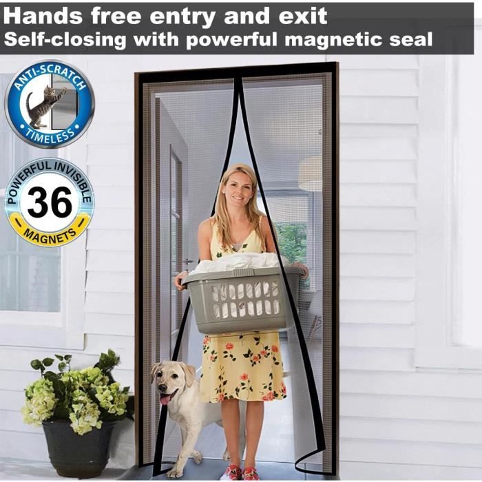 Moustiquaire Porte Fenetre 255x265cm Moustiquaire Porte