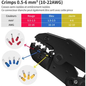 Lot De 270 Cosses électriques à Sertir – Connectique Auto Moto Phare LED