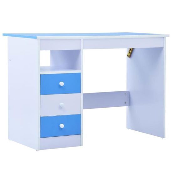 Cen Bureau Pour Enfants Inclinable Bleu Et Blanc Achat Vente Bureau Bureau Pour Enfants Inclinabl Cdiscount