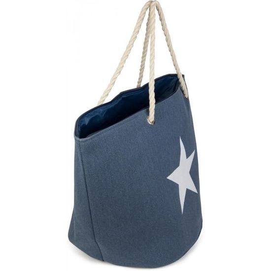 Sac /à Main Couleur:Noir-Blanc styleBREAKER Sac de Plage XXL avec imprim/é /à Rayures et Flamants Roses et Fermeture /à glissi/ère Femme 02012252 Cabas