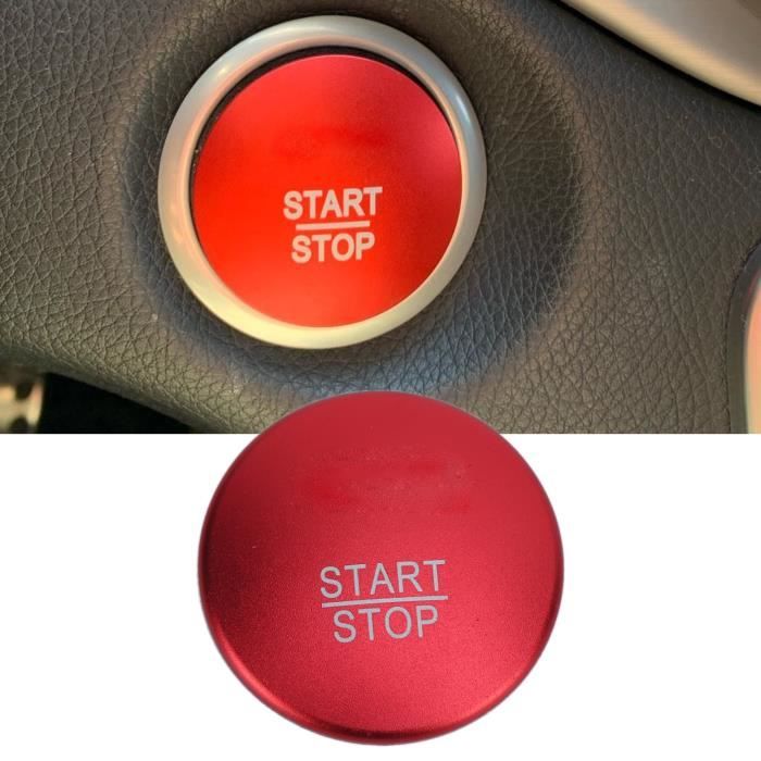 Duokon couvercle du bouton de démarrage du moteur de voiture Remplacement  rouge du couvercle du bouton d'arrêt du démarrage du - Cdiscount Auto