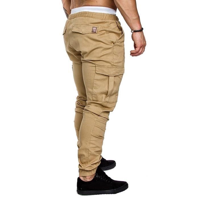 Minetom Homme Pantalons Cargo Casual Sport Jogging Slim Fit Militaire  Montagne Baggy Pantalon Multi Poches Grande Taille
