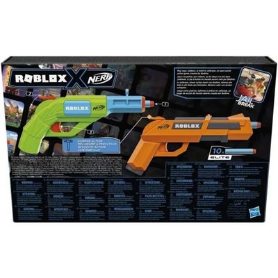 FOR21JOYS Pistolet Et Cible Électronique Avec 60 Fléchettes – Jeu De Tir à Rebond Automatique, 2 Modes, Cadeau Idéal Dès 6 Ans