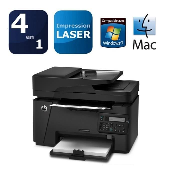 Imprimante Laser HP LaserJet Pro MFP M127fn - Cdiscount Informatique