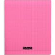 CLAIREFONTAINE Calligraphe Cahier Piqué Polypro Rose 24 x 32 cm 96 Pages-0