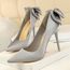 chaussure a talon grise femme