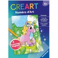 Ravensburger CreArt - Livre De Coloriage Magique Par Numéros Avec Motifs Cachés - Thème Licornes - Dès 5 Ans