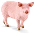Figurine Cochon SCHLEICH - Animal de la ferme - Rose - Enfant - A partir de 3 ans-0