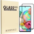 HOOXSPEED Protecteur d'écran - Samsung - Galaxy A71 - Verre Trempé - Couverture Complète - Résistant aux Rayures