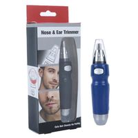 Bleu - Tondeuse électrique pour nez et oreilles pour hommes, rasoir de sécurité pour le visage, épilation, ne