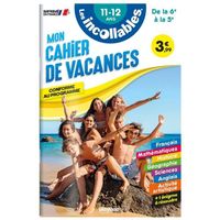 Cahier de vacances - Les incollables - De la 6e à la 5e - 11-12 ans