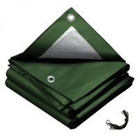 Bâche de protection universelle - LINXOR - 2 x 3 - 150g - Gris et vert