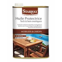 Huile protectrice teck et bois exotiques starwa…
