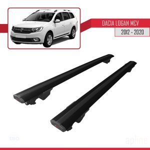 BARRES DE TOIT Compatible avec Dacia Logan MCV 2012-2020 HOOK Bar