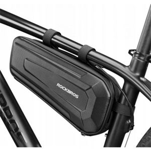 Sac Cadre Vélo RockBros Triangle étanche 2,5 L - Noir, Pour Tube Supérieur
