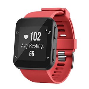 Bracelet de rechange pour montre connectée Garmin Forerunner 265-265S,en  Silicone- Red-265S[D3] - Cdiscount Téléphonie