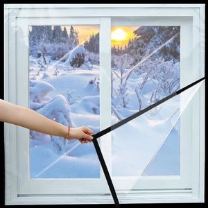 Frunimall Film Thermique pour fenêtre Contre Le Froid,Isolation de fenêtre  en PVC, Film Isolant Transparent pour Protection ,évolutif(240x120 cm) :  : Bricolage