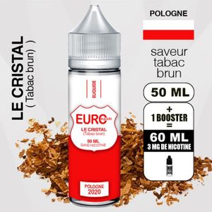 Booster au sel de nicotine Cristal Vape pour e-liquides
