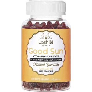 COMPLÉMENT SOLAIRE Lashilé Beauty Good Sun Vitamines Boost Teint Sublime 60 gummies vegans