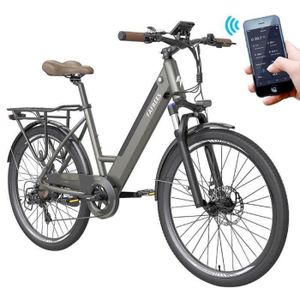 VÉLO ASSISTANCE ÉLEC Vélo électrique FAFREES F26 Pro pour femme - 26 pouces - Batterie 36V-14,5Ah - Shimano 7S