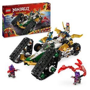 ASSEMBLAGE CONSTRUCTION LEGO® NINJAGO® 71820 Le véhicule combiné de l’équipe des ninjas - Planeur, bolide ou motos