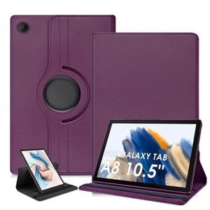 Mobigear ShieldStand - Coque Samsung Galaxy Tab A8 10.5 (2021) Coque  Arrière Rigide Antichoc + Support Amovible - Bleu / Rouge 6-512771 