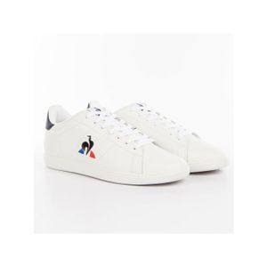 BASKET Baskets Homme - LE COQ SPORTIF - Courtset Blanc - 