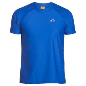 COMBINAISON DE SURF T-shirt Rash Guards Iq-uv Uv 300 - Bleu - Manches courtes - Respirant