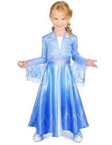 MULEVIP Robe Elsa Reine des Neiges Deguisement Fille avec Accessoires de  Baguette Magique Princesse, d'Enfant (110) : : Jeux et Jouets