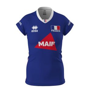 MAILLOT DE VOLLEY-BALL Maillot Domicile femme Officiel de l'Equipe de Fra