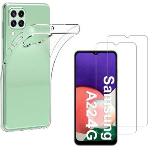 ACCESSOIRES SMARTPHONE Coque pour Samsung A22 4G  et 2 Verres Trempé - Pr